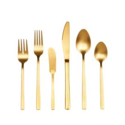 Image of Brushed Gold Flatware